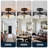16 inch Ceiling Fan With Light and Fan, Black