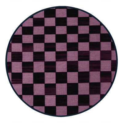 Tapis mauve lavable à la machine