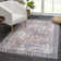 Tapis rouge / bleu / beige Jaelyne Performance