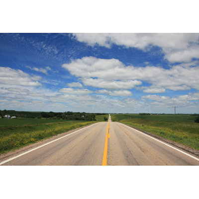 Rural Highway by DarcyMaulsby - Wrapped Canvas Print