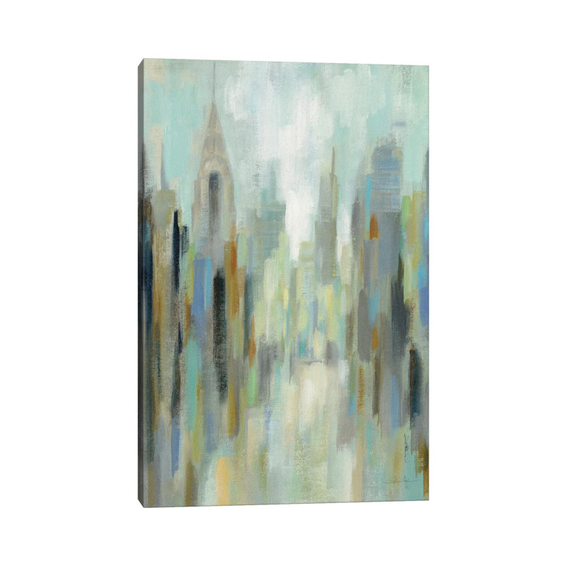 New York Morning I by Silvia Vassileva - Wrapped Canvas Painting, 20.32 cm H x 30.48 cm W