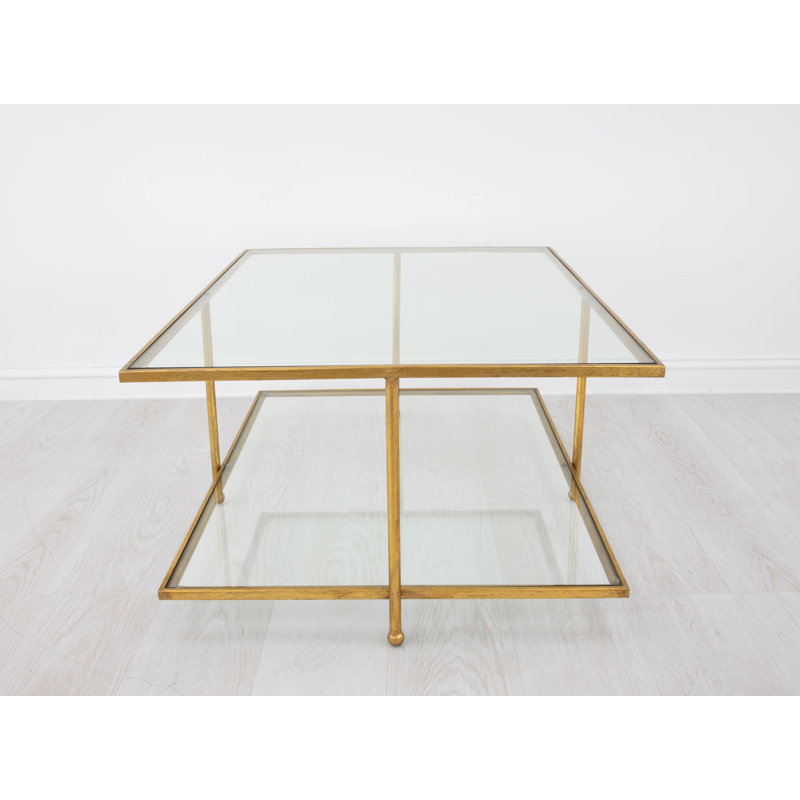 Romana Coffee Table, Gold