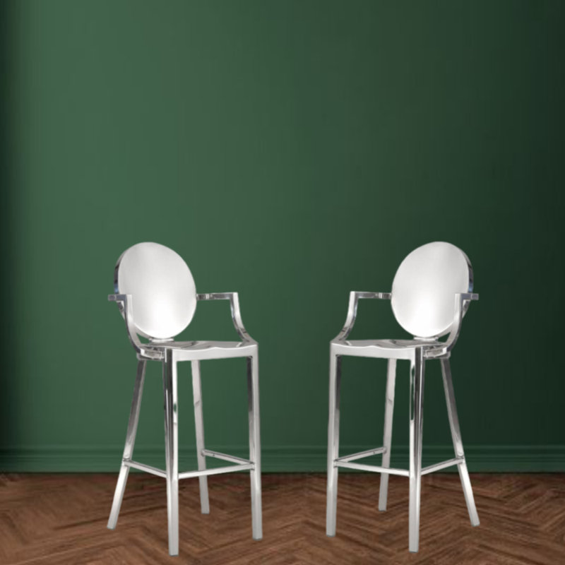 Counter Stool with Metal Frame