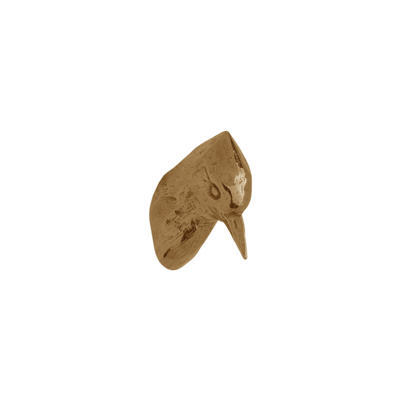 Bird Bronze Novelty Knob, Silicon Bronze Medium