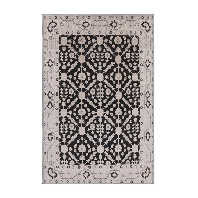 Tapis brun / beige Micco, Rectangle de 7 pi x 9 pi