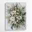Aquarelle florale, art mural en métal brun 80-1938656214