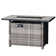 Rectangle Iron Propane Fire Pit Table