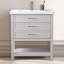 Meuble-lavabo simple 30 po avec comptoir en céramique Vicini-94088313