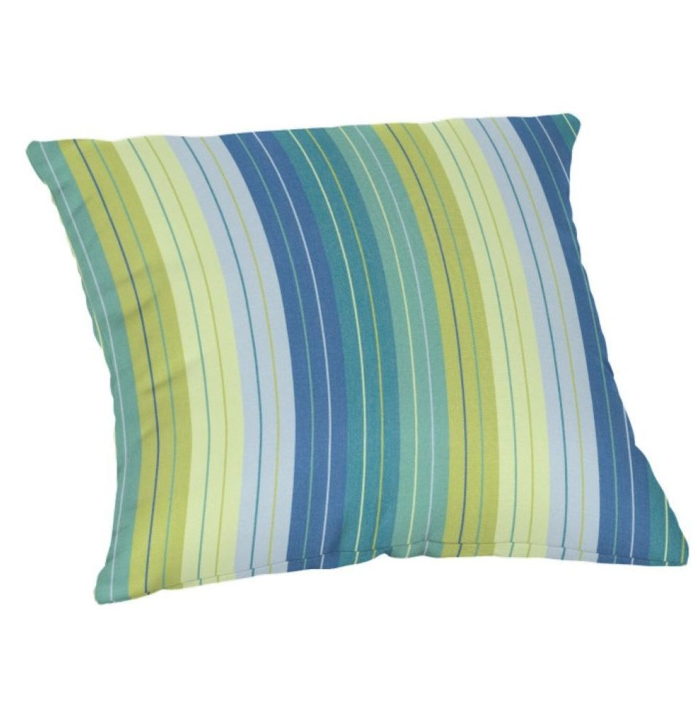 Sunbrella® Throw Pillow, 15"H x 15"W, Seville Seaside Sunbrella®