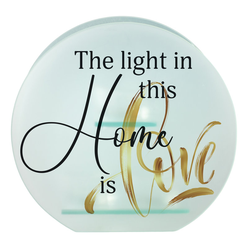 «Light In This Home Is Tealight»