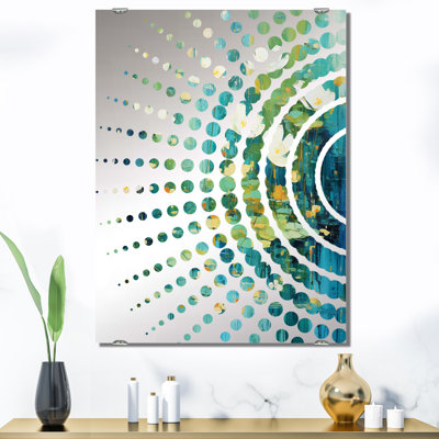 Peaceful Floral Tide Pools - Miroir mural décoratif minimaliste côtier MIR132965