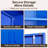 Delvale 6 - Shelf Steel Storage Cabinet ( 70.87'' H x 31.5'' W x 15.7'' D)-260135067