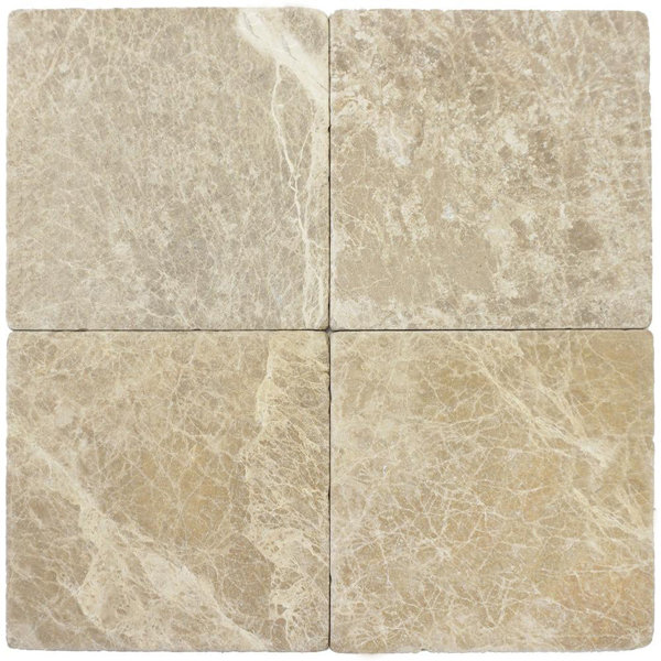 Emperador 6" x 6" Marble Look Wall & Floor Tile