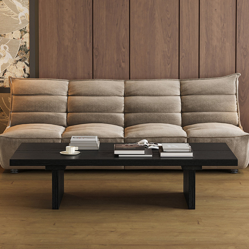 Modern style solid wood tea table, 15.7" H x 55" L x 27.5" W