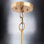 Lustre géométrique linéaire moderne à 6 lumières Milenna
