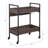 Rectangular Serving Cart With 2 Tier Shelf