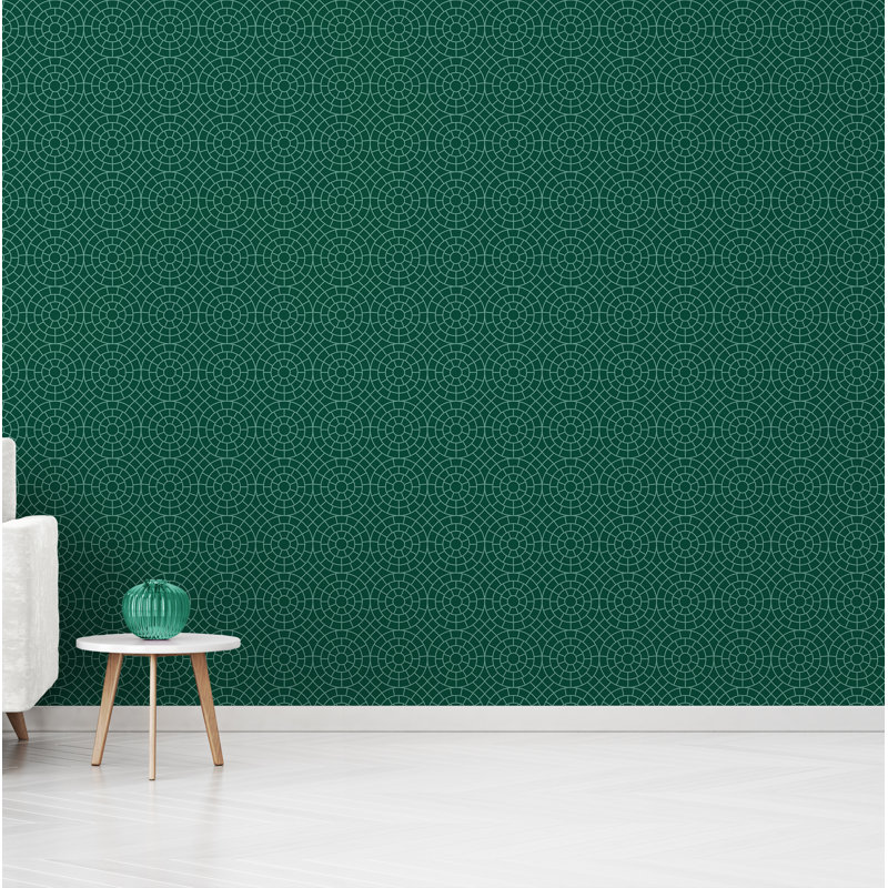 Panneau de papier peint adhésif Abbondanza, l 24 po x L 120 po, Vert