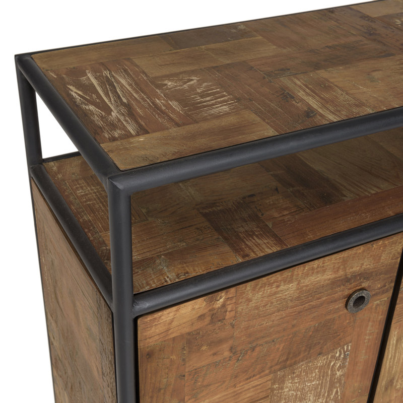 Mcclung 90cm Solid Wood Sideboard