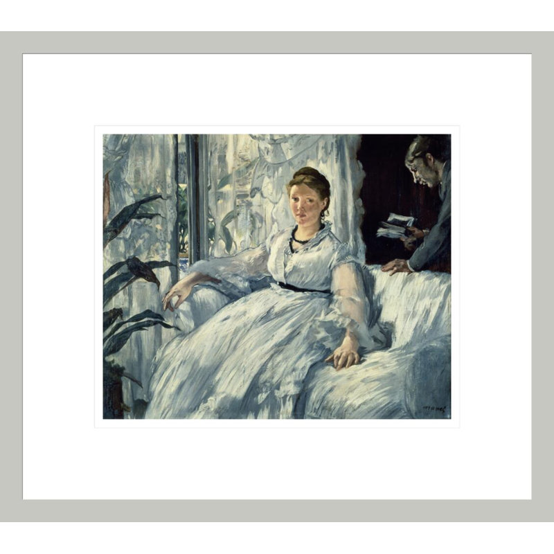 Reading by Framed Giclee Print, 13.75" H x 15.53" W