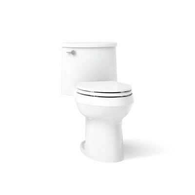 Toilette monopièce allongée économe en eau de 1,28 GPF Adair (siège inclus)