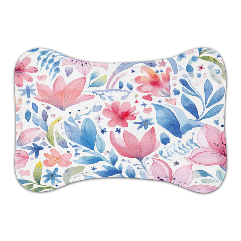 Tapis d'alimentation en os 1 pièce Delicate Bloom, XL (18 po)