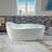 71" x 31-1/2" Whirlpool and Air Bath Heated Soaking Combination Tub