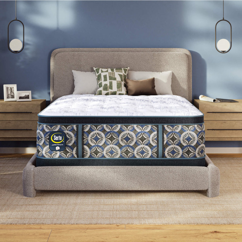 Matelas ferme à plateau-coussin 14,5 po Perfect Sleeper Garden Escape, Très grand lit