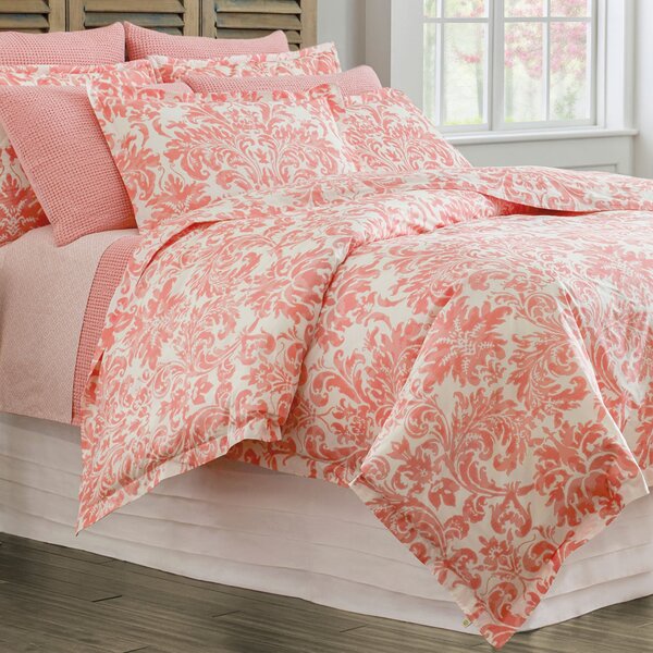 Shop Aurora Traditional Cotton Reversible Comforter Set Blush, Comforters  & Blankets