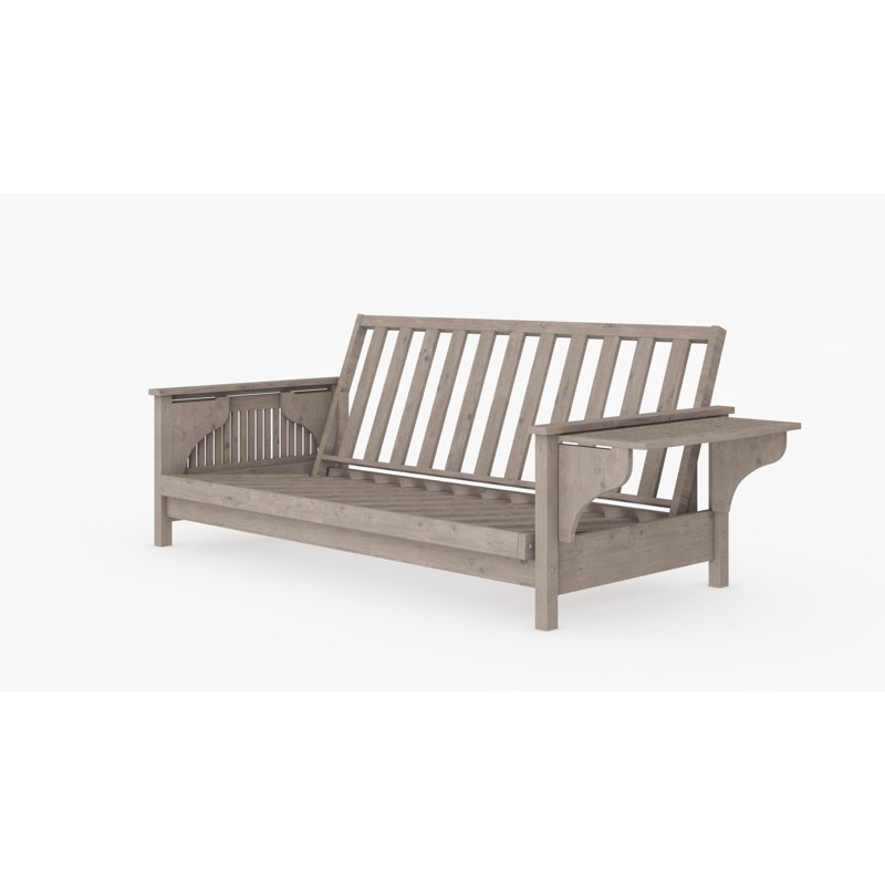 Cadre du futon, H 41 po x l 85,5 po x P 42 po, Gris
