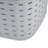 Sterilite Weave Laundry Basket, Decorative Pattern with Handles, Carry Clothes to Laundry Room