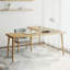Bureaux en bois massif en L Burlywood-107559279-107559281
