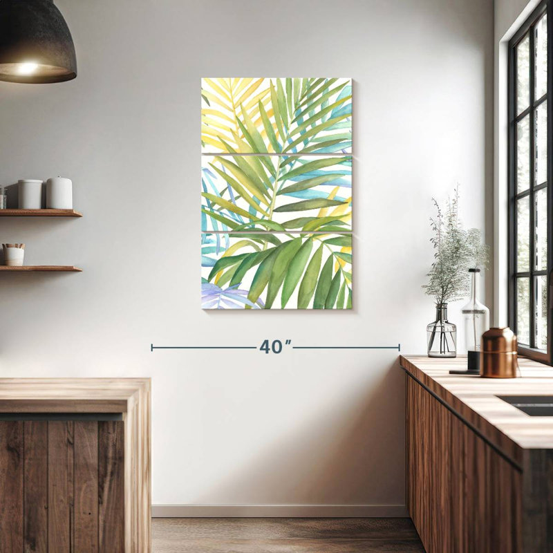 Harnek motif tropical I, H 38 po x l 24 po