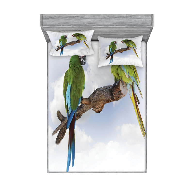 Microfiber Sheet Set, Full Sheet Set with Fitted Sheet