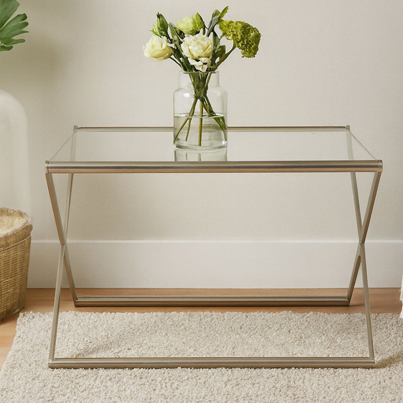 Prieto Sled Coffee Table, 50cm H x 80cm L x 80cm W