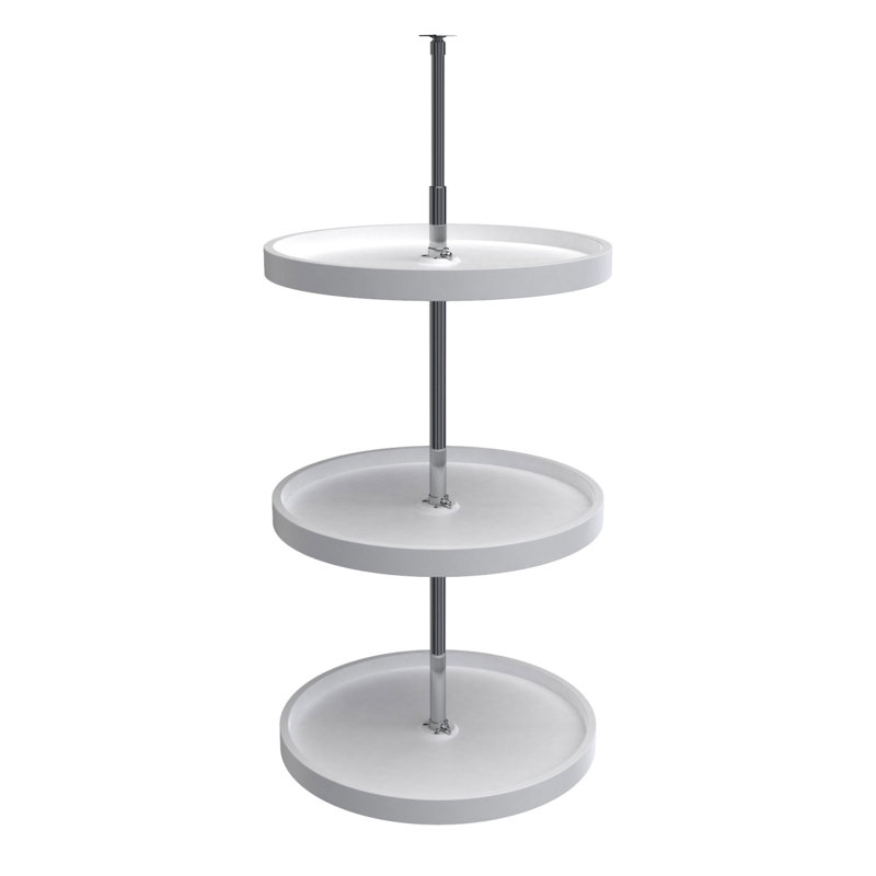 Rev-A-Shelf Lazy Susan , L 20,0 po x P 20,0 po, Blanc