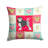 Dalmatian Love Outdoor Square Pillow Cover & Insert-1245784596