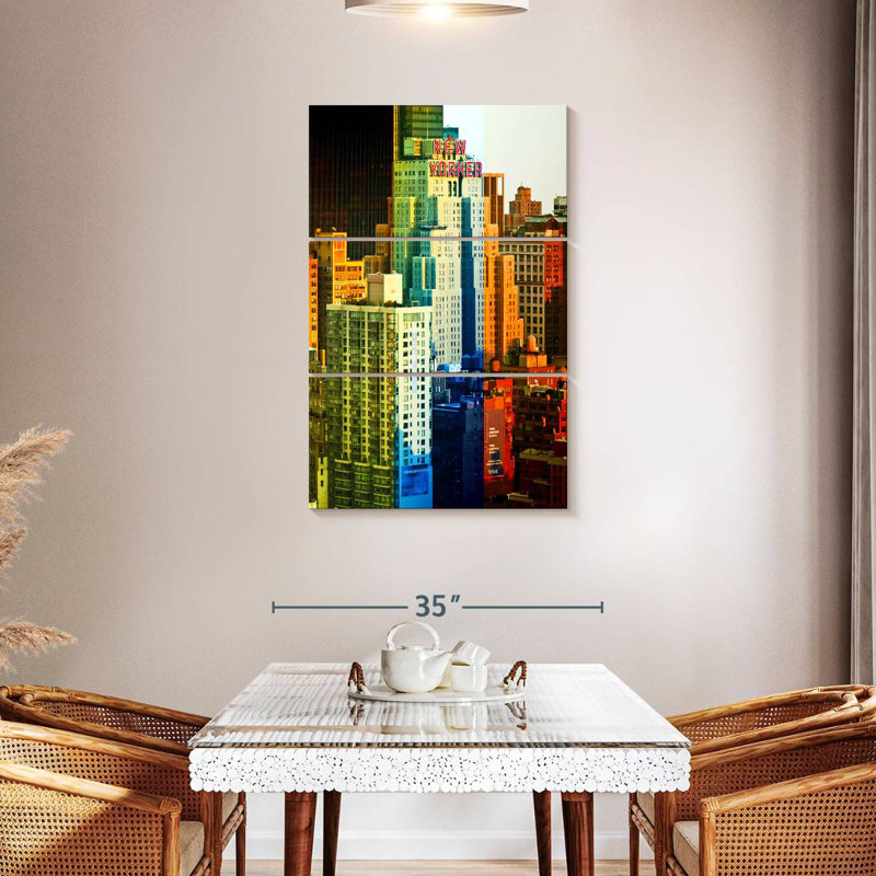 Nicci Art Buildings - Manhattan, H 45 po x l 28 po