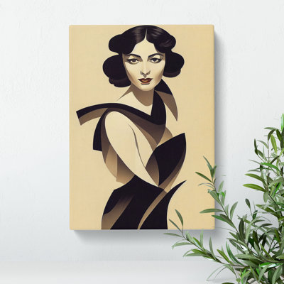 Classic Portrait Of A Woman No.4 - Wrapped Canvas