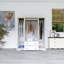 Armoire penderie en bois blanc avec tiroirs-1117050633
