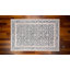 Tapis gris anthracite / bleu tissé à la machine Oak Brook-741027658