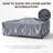Carolina All-Weather Water Resistant Patio Sofa Cover With Breathable Fabric, 4 Adjustable Elastic Hem, 2 Click-Close Straps & Padded Handles – Windproof, UV Protected-1105922420