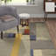 Tapis gris en laine touffeté à la main Ayano-72061088