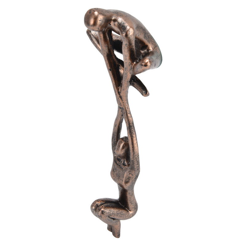 Figurine décorative en résine dansant pour le bureau à domicile