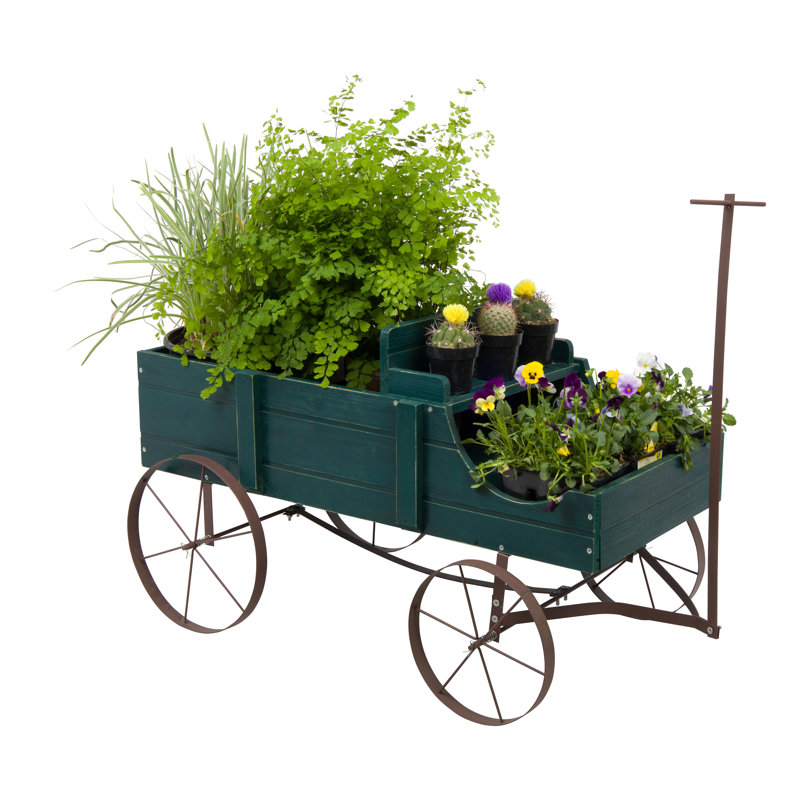 Boîte à fleurs Jacksboro, Vert, H 17,25 po x l 13,75 po x P 52 po