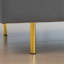 Canapé d'angle modulaire en cuir technique en L avec coussins