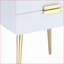 Table basse en chêne gris avec tablette inférieure pour le vestibule, style rustique rétro