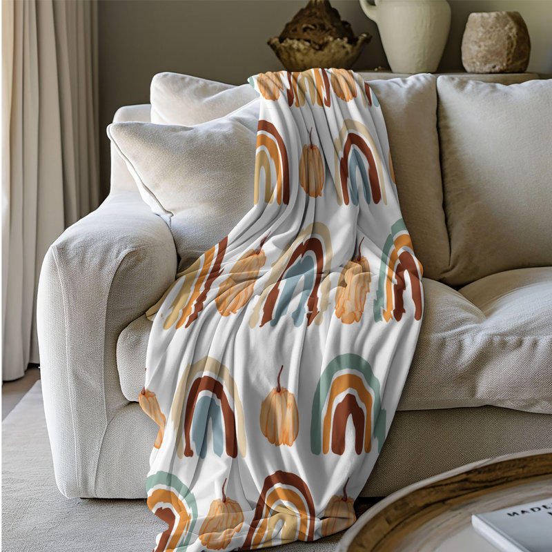 Fall Art - 1 Piece Premium Sherpa Blanket, 60" L x 50" W