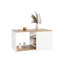 Modern Coffee Table With Space For Storage - 32.23" X 17.69", Rectangular, White Natural Oak 17.69" Deep Rectangular Wide, Oak, Construction