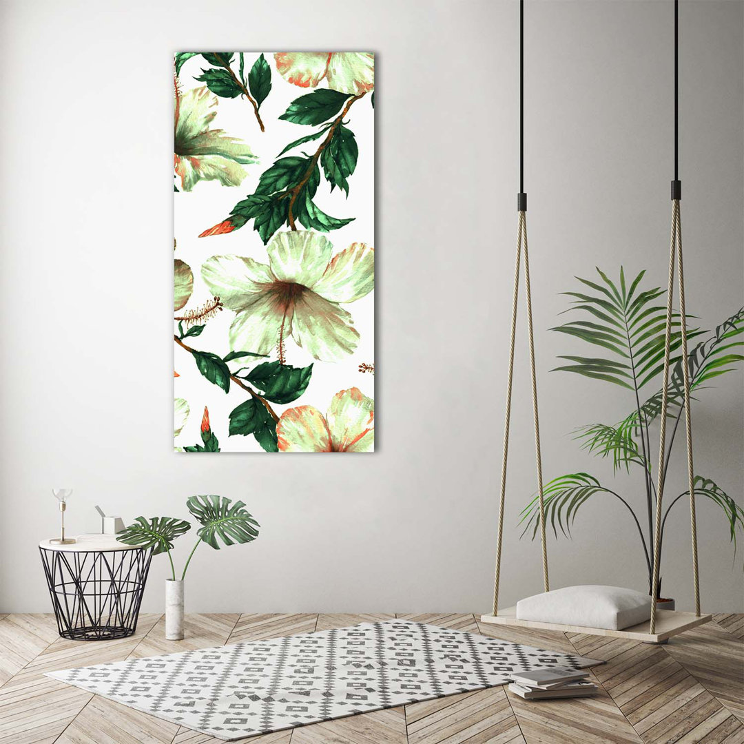 Hibiskus - Kunstdrucke auf Leinwand - Wrapped Canvas