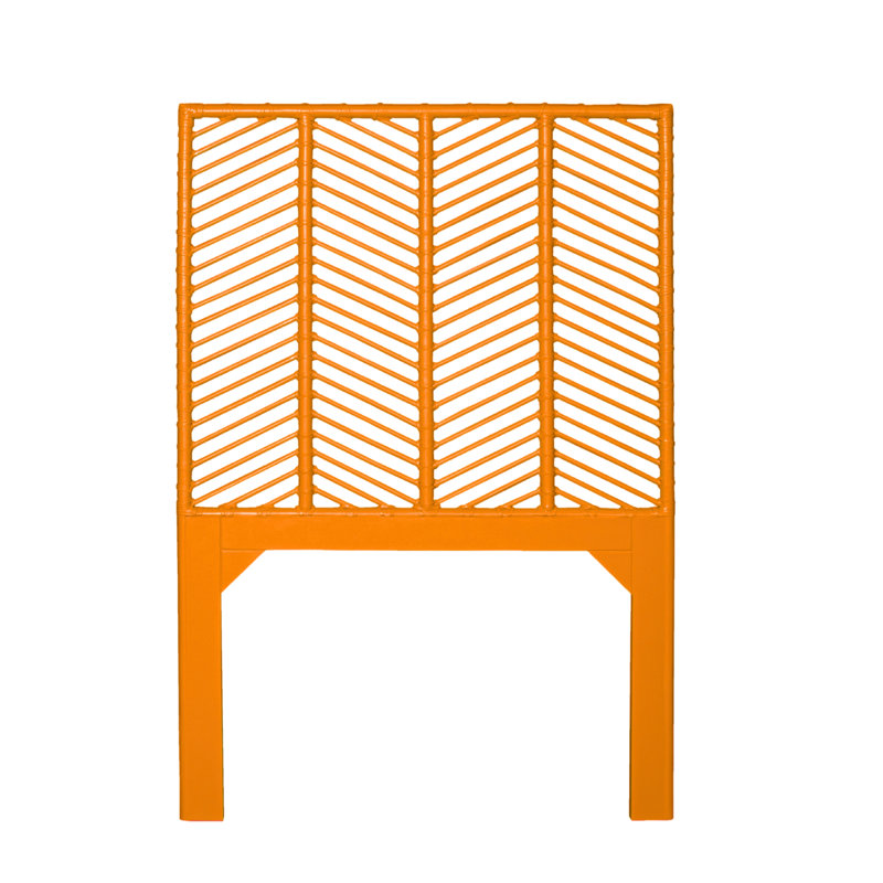 Liam Headboard, Citrus Orange, Twin